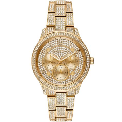 michael kors damen multifunktionsuhr runway mk6627|Michael Kors Runway All Gold Glitz Watch Women's Watch MK6627.